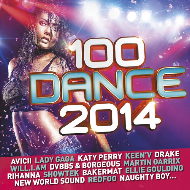 Album cover art for 100 Dance 2014