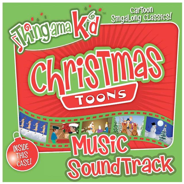 Album cover art for Christmas Toons Music