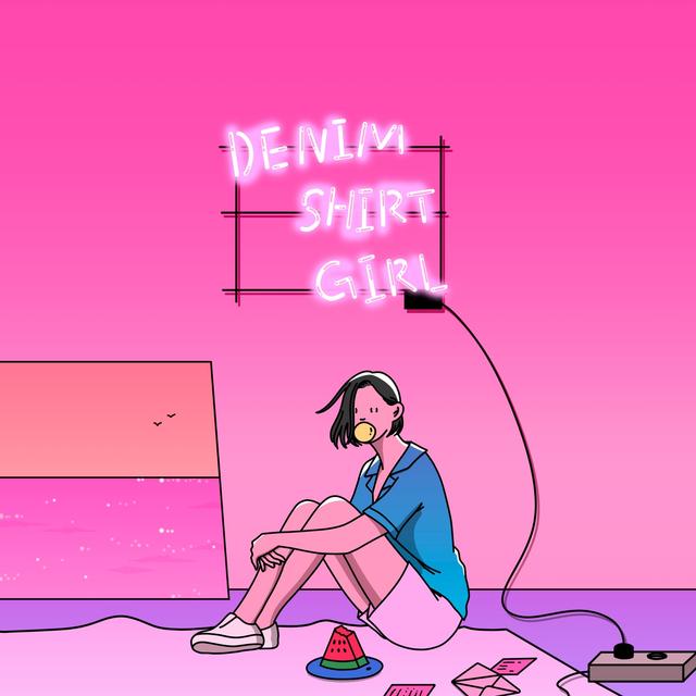 Album cover art for Denim Shirt Girl