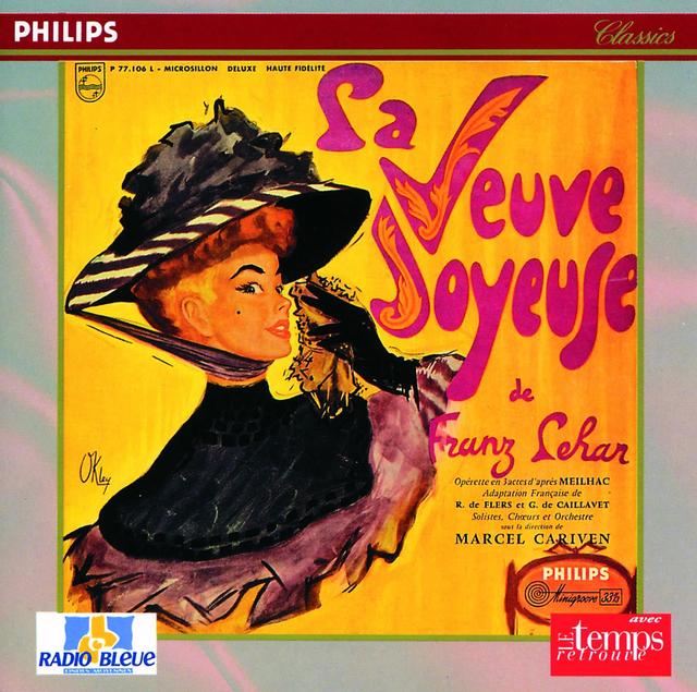 Album cover art for La Veuve Joyeuse - Highlights - F. Lehar