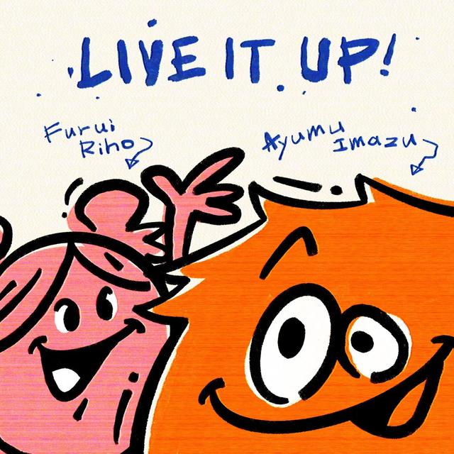Album cover art for LIVE IT UP! (feat. Furui Riho)