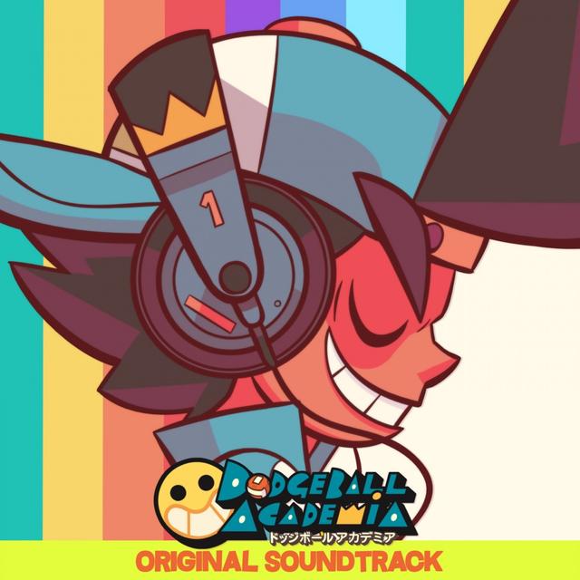 Album cover art for Dodgeball Academia (Original Game Soundtrack)