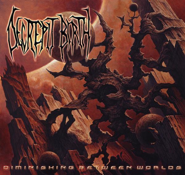 Album cover art for Diminishing Between Worlds