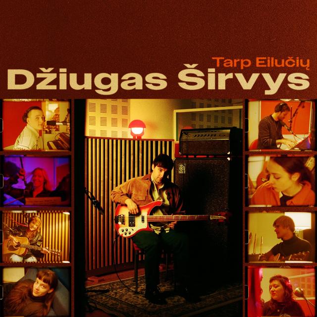 Album cover art for Tarp eilučių