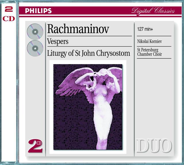 Album cover art for Rachmaninov: Vespers (All-Night Vigil), Op.37