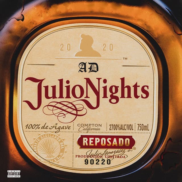 Album cover art for Julio Nights
