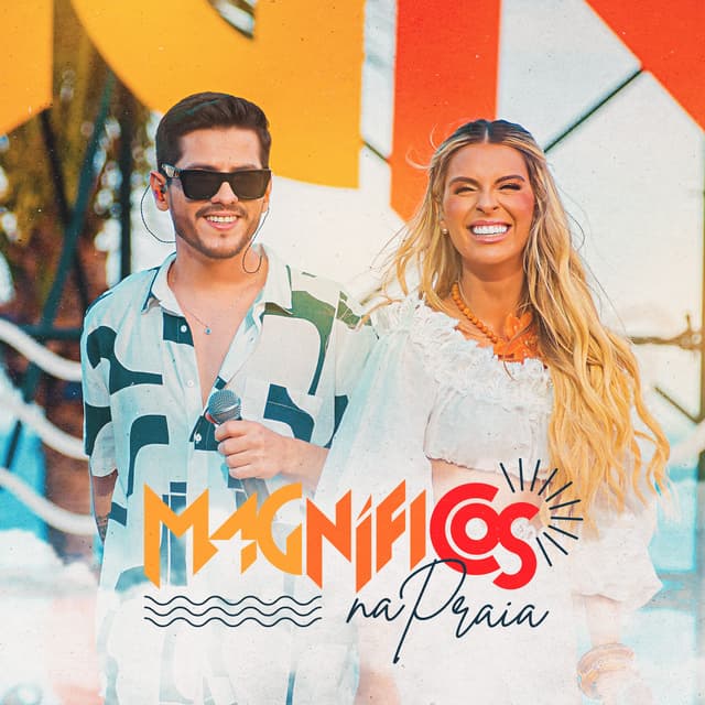 Album cover art for Magníficos na Praia