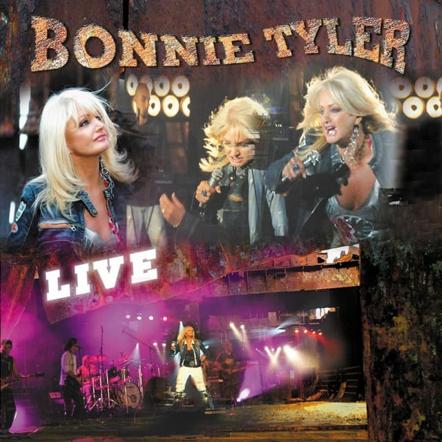 Album cover art for Bonnie Tyler Live