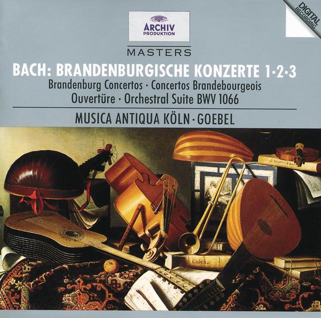 Album cover art for Bach: Brandenburgische Konzerte 1, 2 & 3