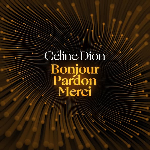 Album cover art for Bonjour, Pardon, Merci