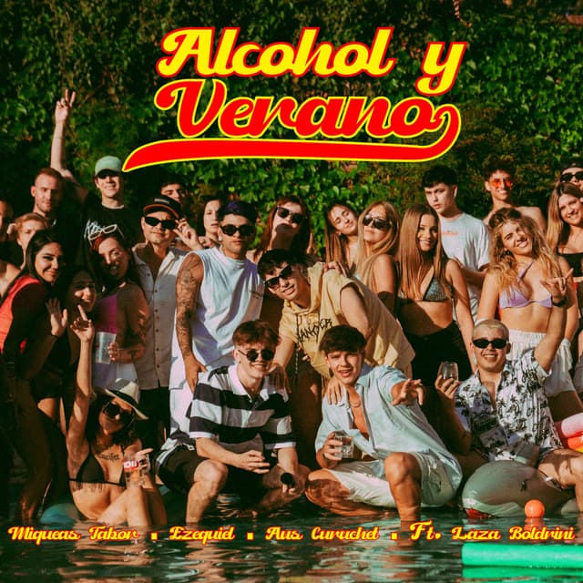 Album cover art for Alcohol y Verano
