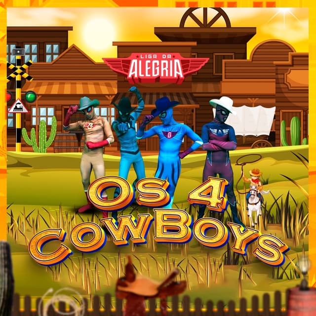 Album cover art for Os 4 Cowboys