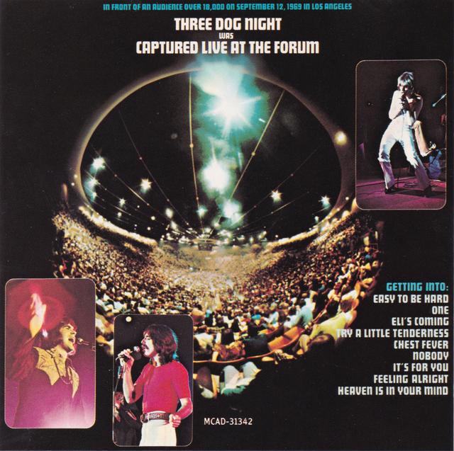 Album cover art for Captured Live at the Forum