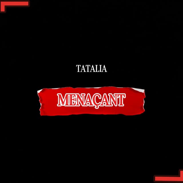 Album cover art for MENAÇANT