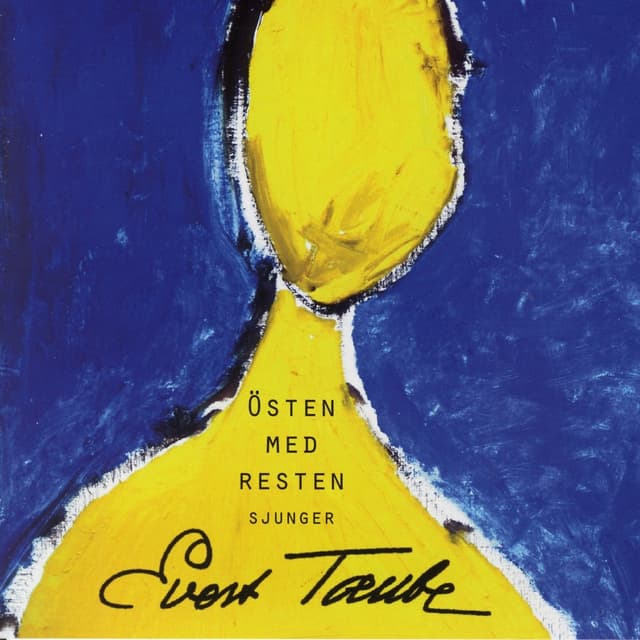 Album cover art for Östen med Resten sjunger Evert Taube