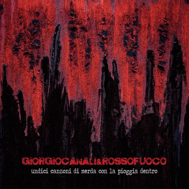 Album cover art for Undici canzoni di merda con la pioggia dentro