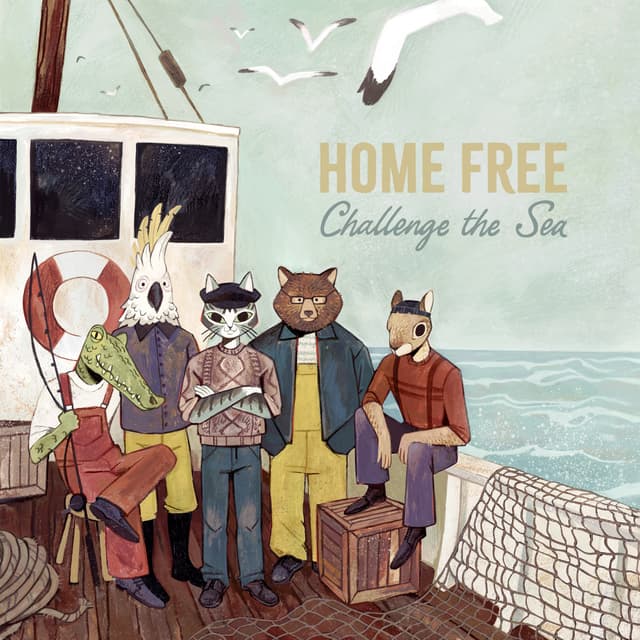 Album cover art for Challenge the Sea