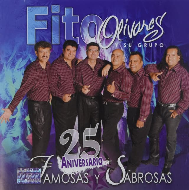 Album cover art for 25 aniversario: Famosas y sabrosas