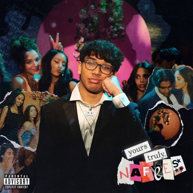 Album cover art for yours truly, nafees