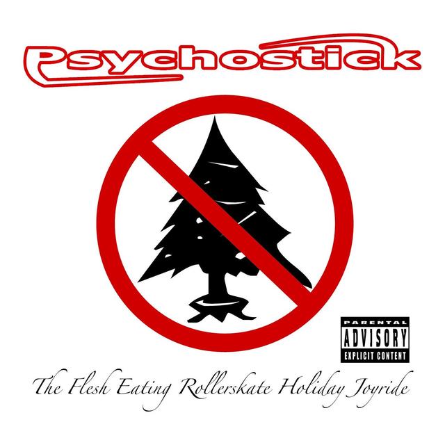 Album cover art for The Flesh Eating Rollerskate Holiday Joyride