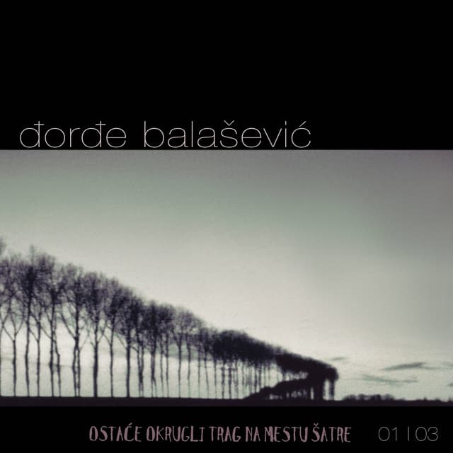 Album cover art for Ostaće Okrugli Trag Na Mestu Šatre