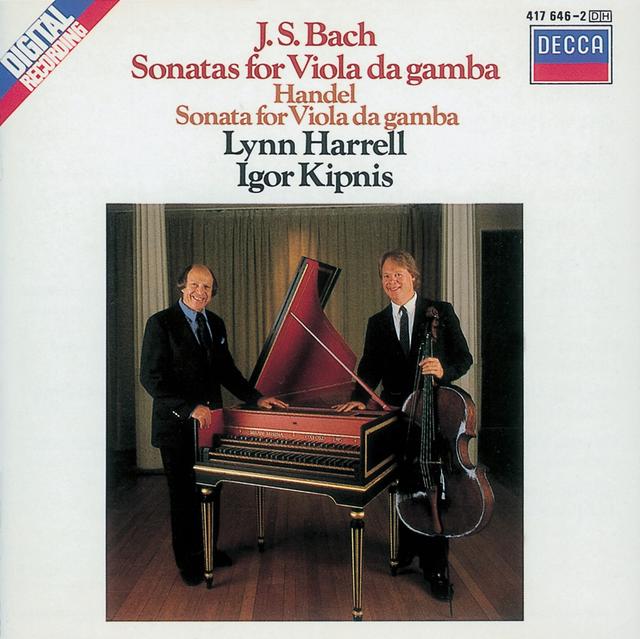 Album cover art for Bach.- Handel: Sonatas for Viola da Gamba