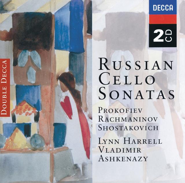 Album cover art for Prokofiev - Rachmaninov - Shostakovich: Russian Cello Sonatas