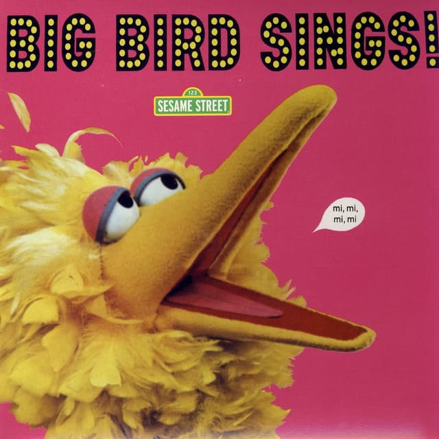 Album cover art for Big Bird Sings!
