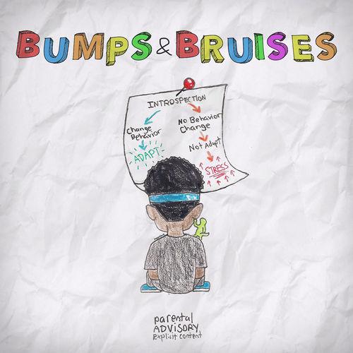 Album cover art for Bumps & Bruises