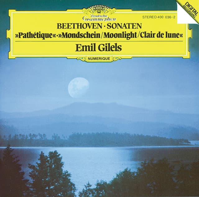 Album cover art for Beethoven : Sonaten « Pathéthique » & « Moonlight »