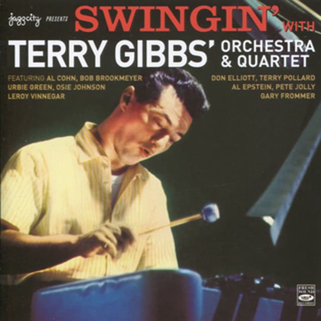 Album cover art for Swingin' With Terry Gibbs' Orchestra & Quartet