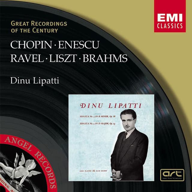 Album cover art for Chopin/Liszt/Ravel/Brahms/Enescu:Piano Recital