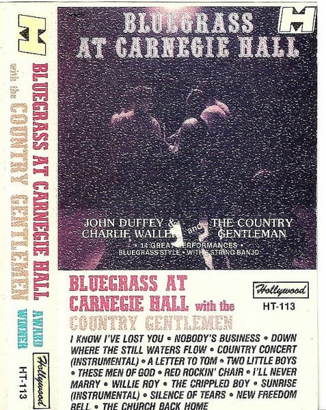 Album cover art for Bluegrass At Carnegie Hall