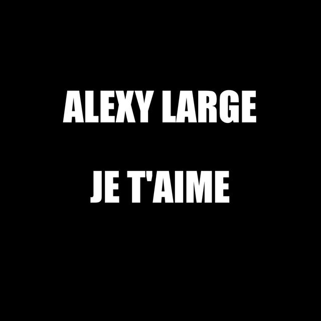 Album cover art for Je t'aime