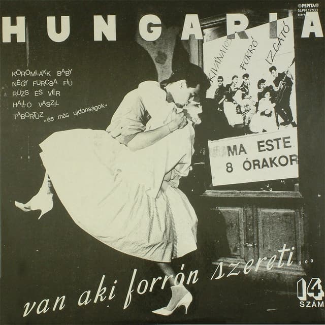 Album cover art for Van, Aki Forrón Szereti