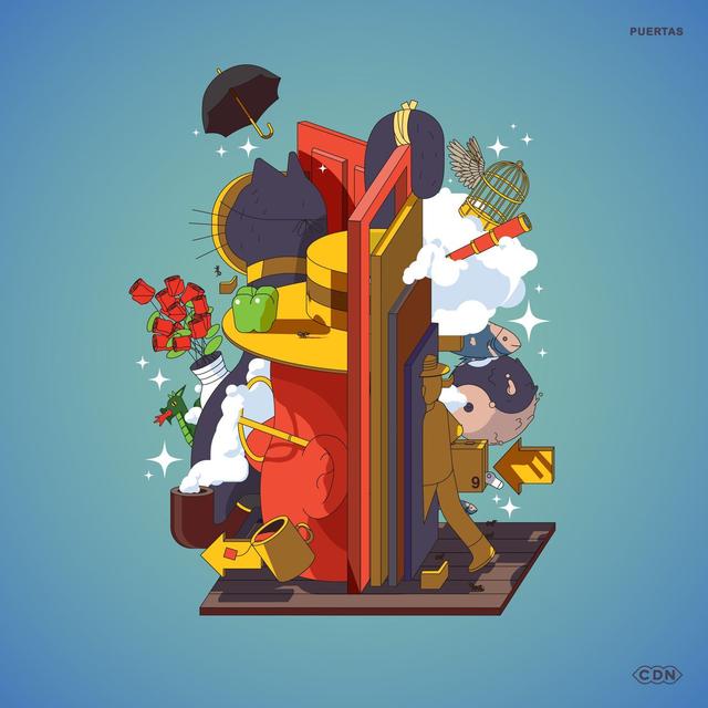 Album cover art for Puertas
