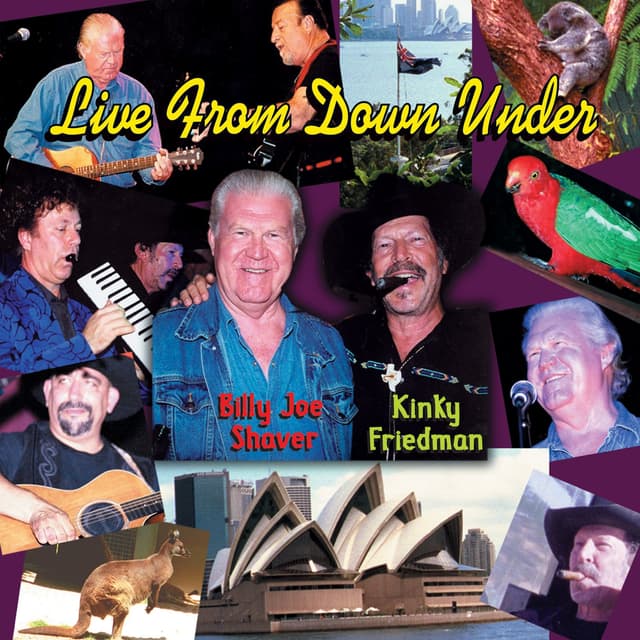 Album cover art for Live from Down Under