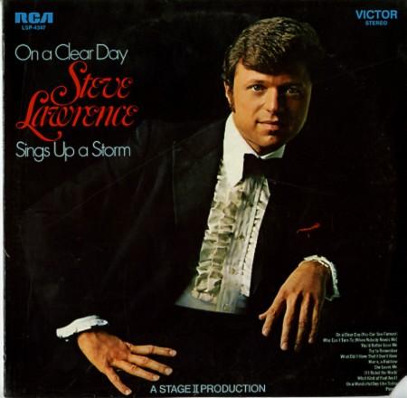 On a Clear Day Steve Lawrence Sings Up a Storm
