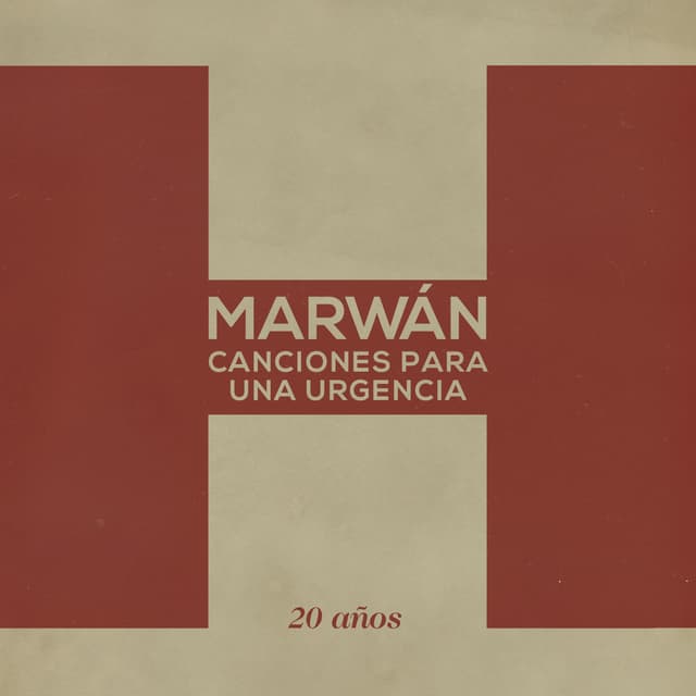 Album cover art for Canciones para una urgencia: 20 años