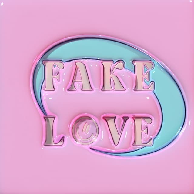 Album cover art for FAKE LOVE