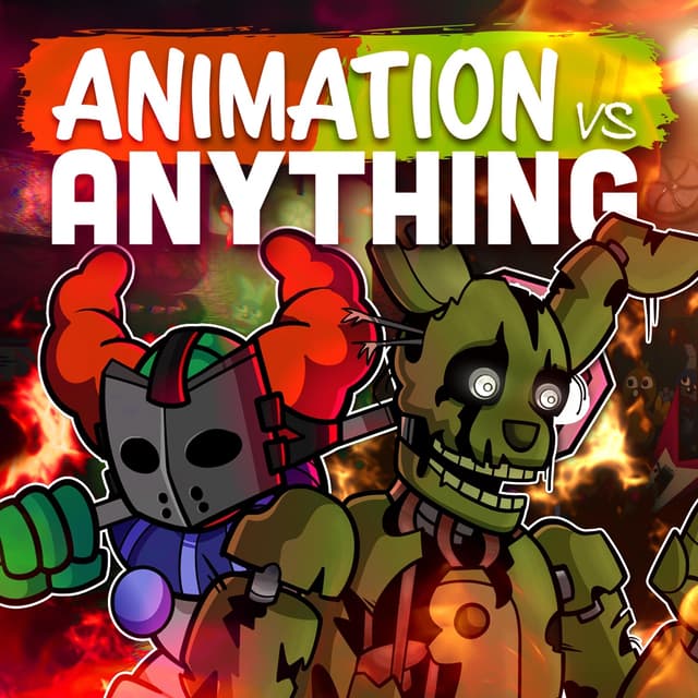 Album cover art for Tricky the Clown vs Springtrap
