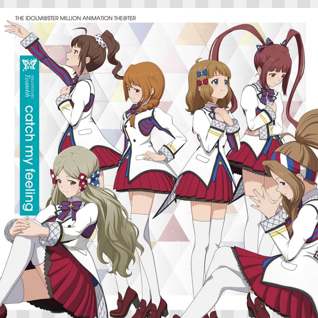Album cover art for THE IDOLM@STER MILLION ANIMATION THE@TER MILLIONSTARS Team4th "catch my feeling"