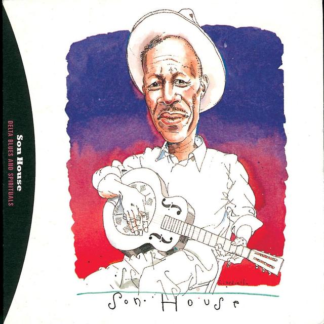 Album cover art for Delta Blues and Spirituals: Son House