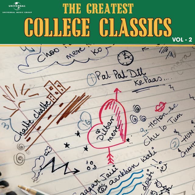 Album cover art for The Greatest College Classics - Vol.2