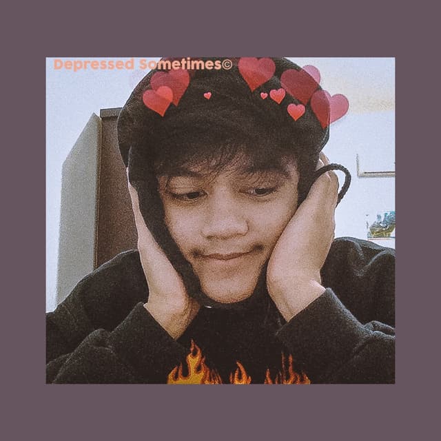 Album cover art for depressed sometimes