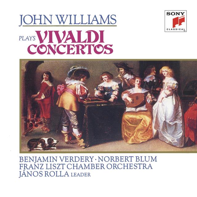 Album cover art for John Williams Plays Vivaldi Concertos