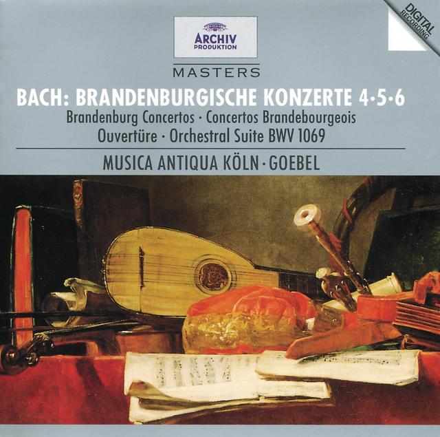 Album cover art for Bach: Brandenburgische Konzerte 4, 5 & 6 - Ouvertüre BWV 1069