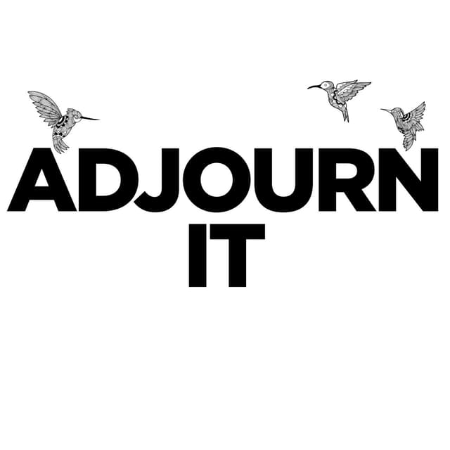 Album cover art for Adjourn It