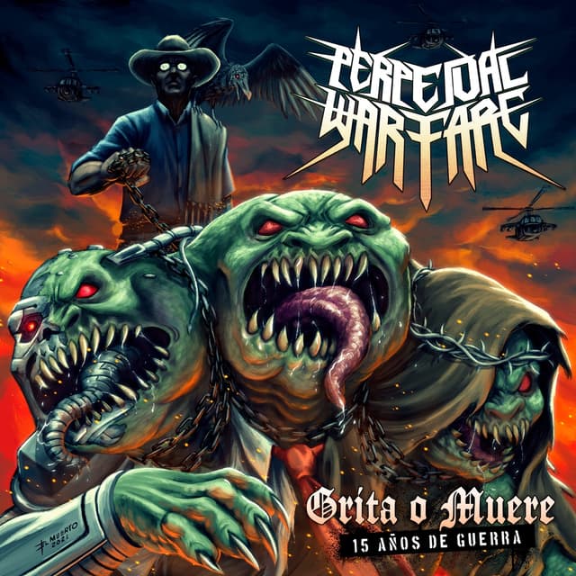 Album cover art for Grita O Muere 15 Años de Guerra