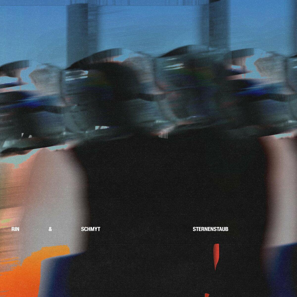 Lyric cover art as blurred background